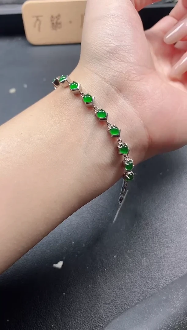 银S925镶嵌戒指翡翠5115-4