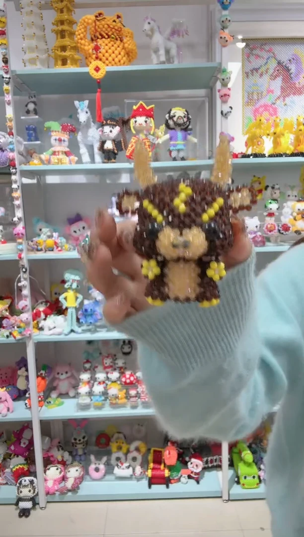 玻璃04078呀4水晶公牛材料包1套咖色