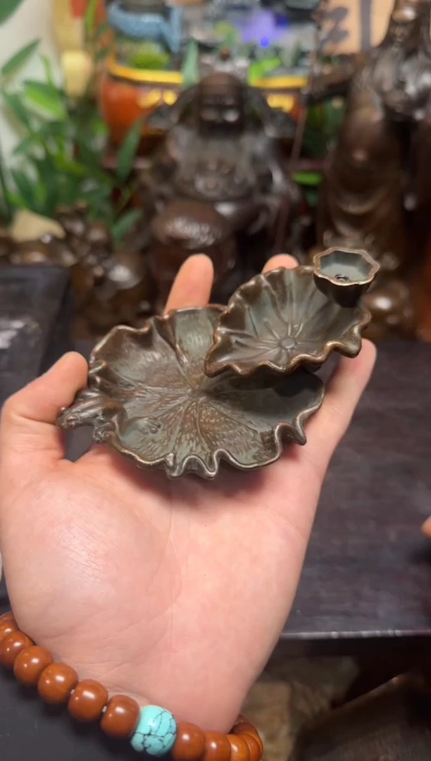 潼潼古铜只卖真铜！（荷叶倒流香）