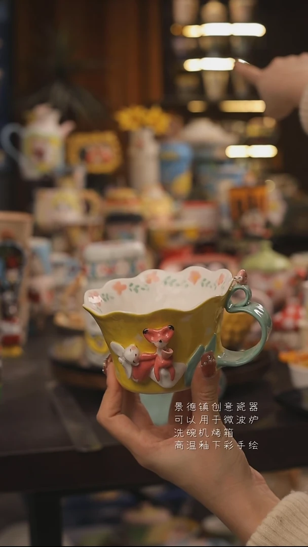 景德镇釉下彩绘设计师款式陶瓷