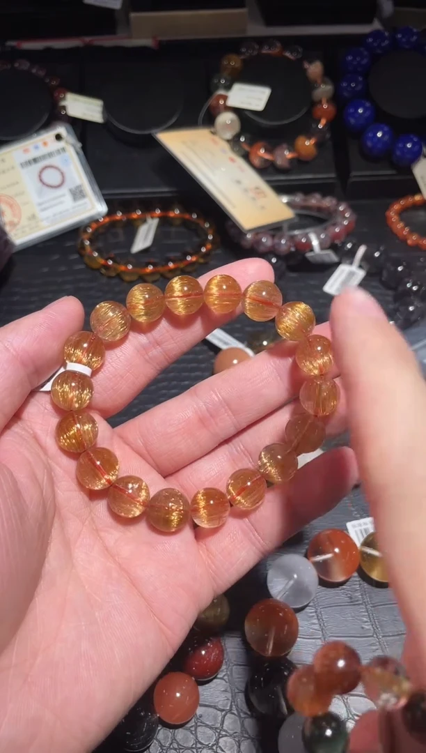 【闪购商品】水晶手链未镶嵌铜发晶A11.5