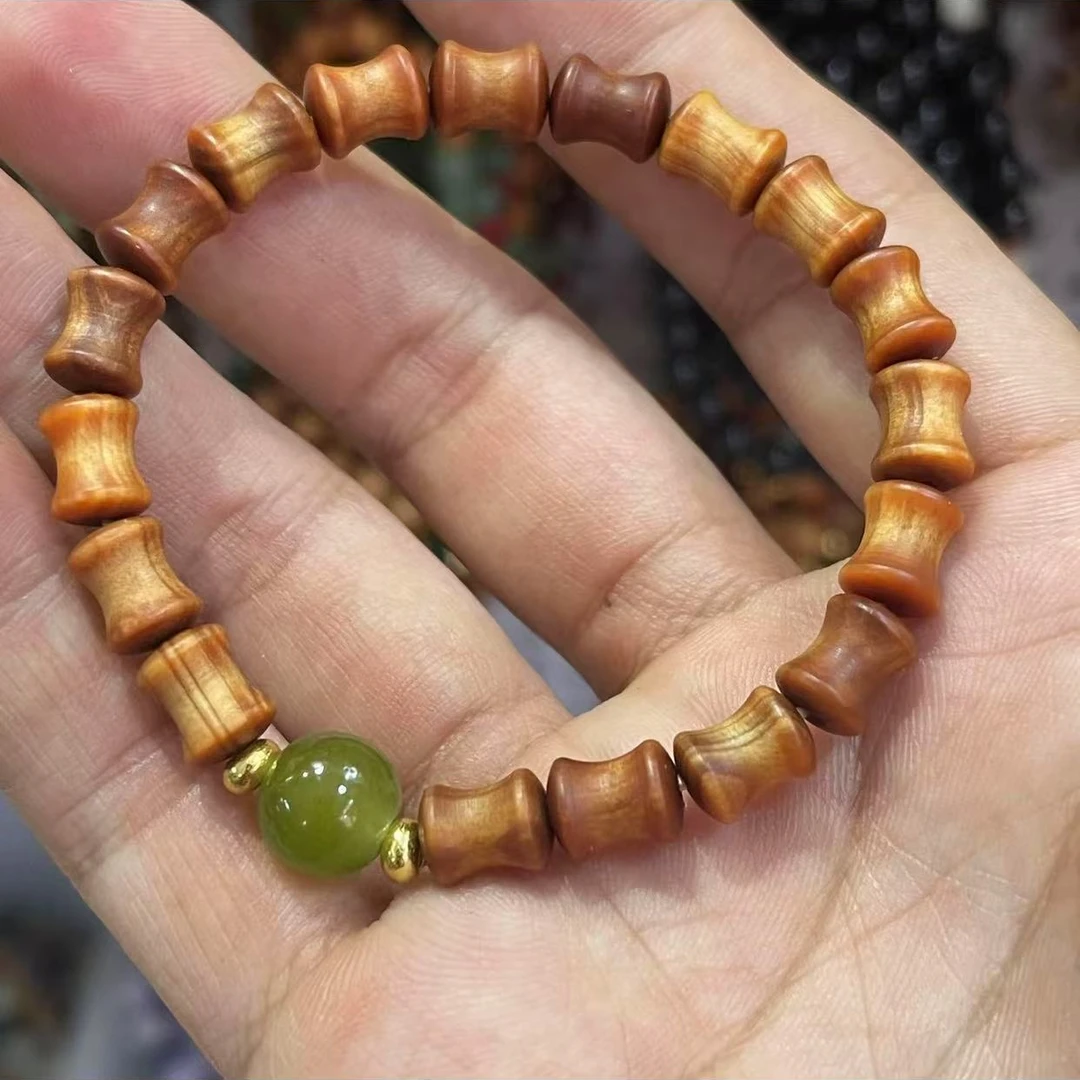 太行崖柏陈化手串女款节节高升文雅手串