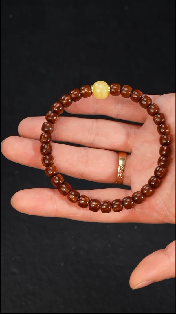 手串紫金鼠鼠尖纯肉精工精配7*6mm