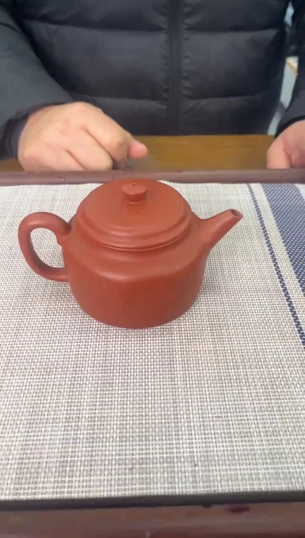 【闪购商品】紫砂茶杯宜兴紫砂盖杯朱泥微瑕
