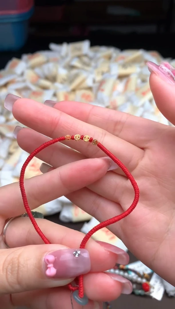 【闪购商品】翡翠手绳未镶嵌 —圈口18