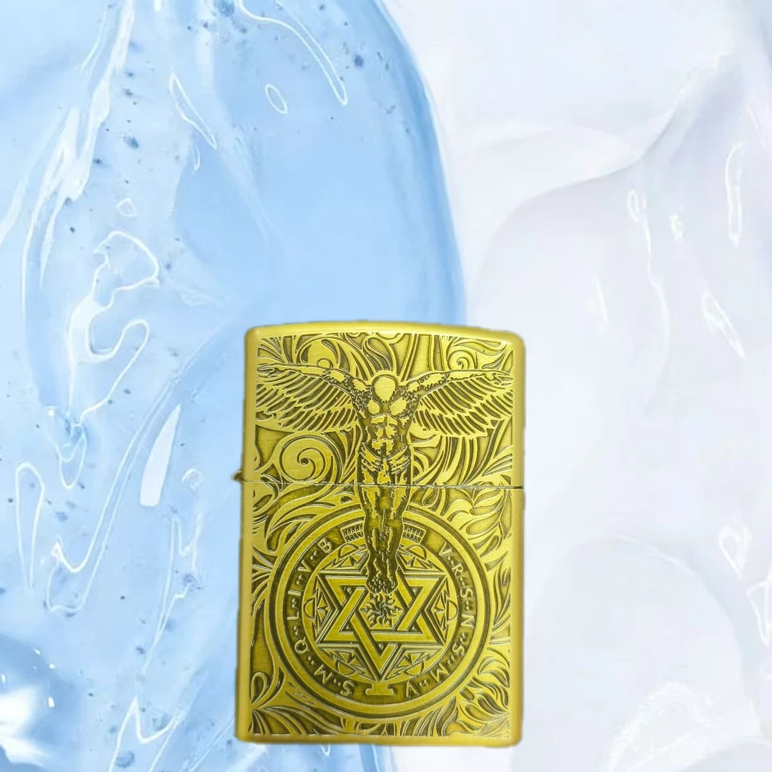 天使之翼防风打火机男士送男友达人无油