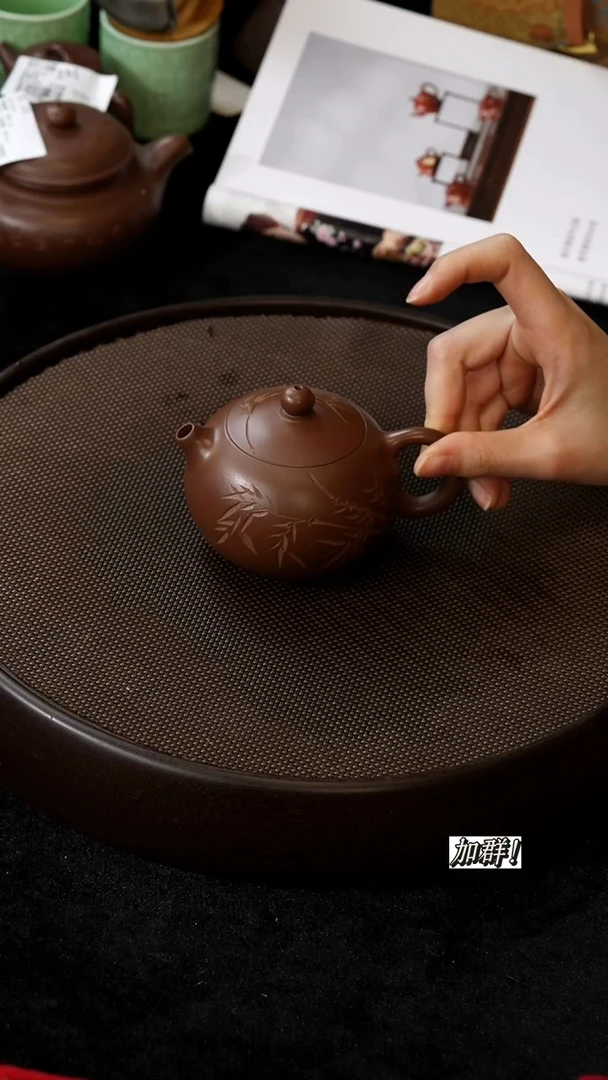 茶壶紫砂HHQ紫泥西施220cc