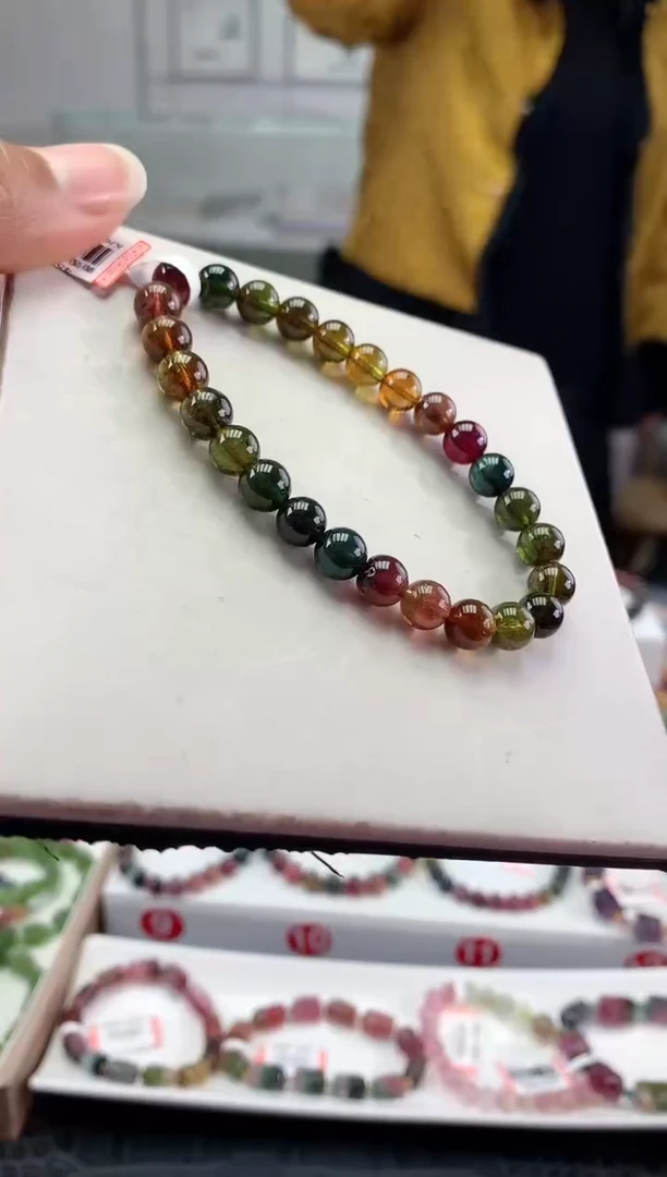 未镶嵌手串碧玺多样性发一条