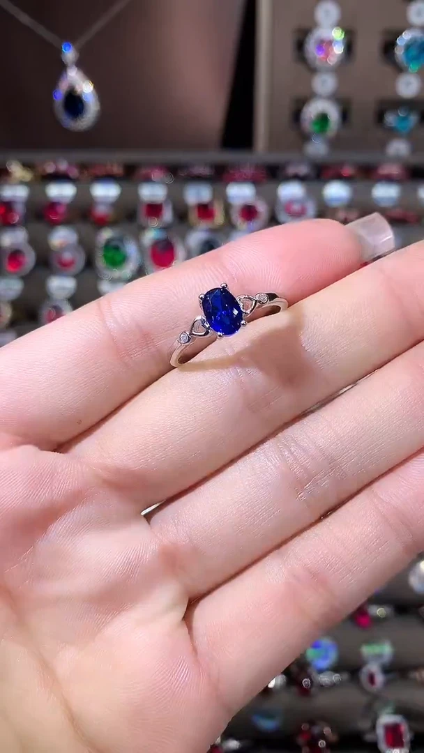 戒指蓝宝石未镶嵌57