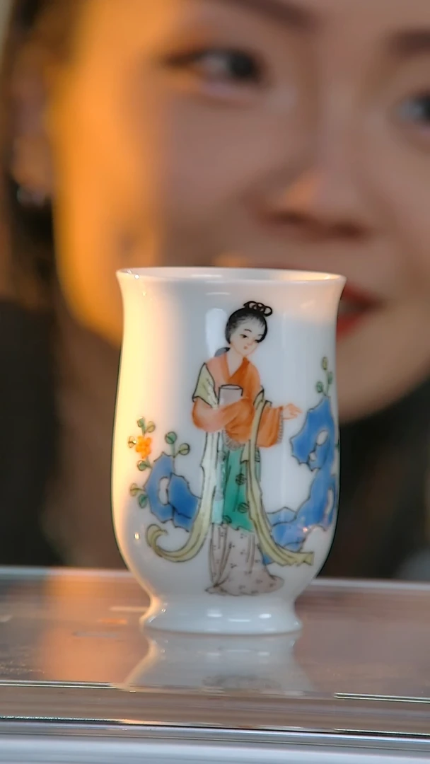 【闪购商品】杯子G13【人间瓷画】《徐水莲》