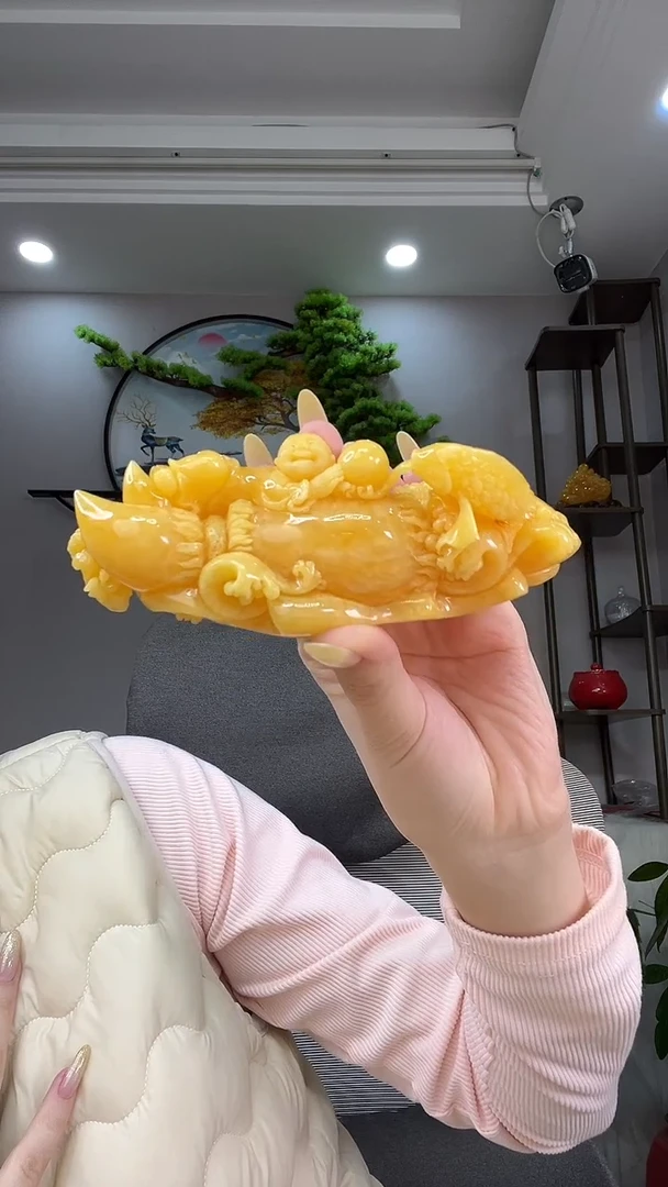 琥珀颈饰未镶嵌吊坠