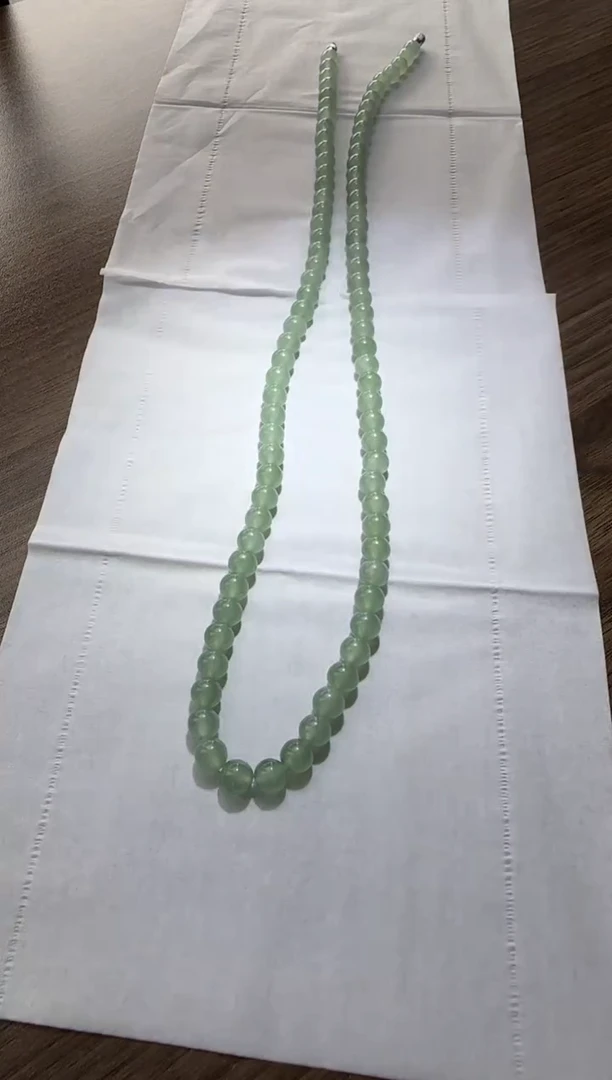 颈饰未镶嵌翡翠天然翡翠A货孤品一件