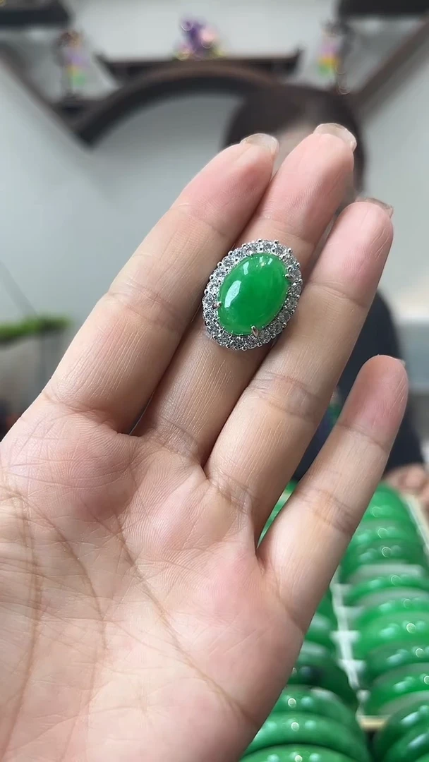 【闪购商品】翡翠戒指未镶嵌a27 戒指