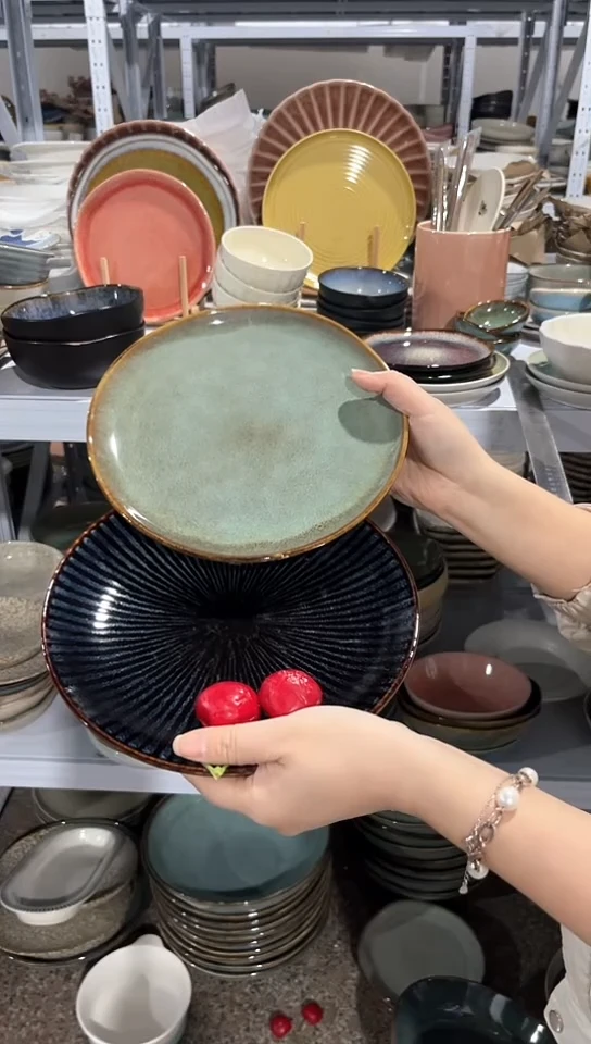 【闪购商品】瓷片外贸尾货瑕疵满20包邮X2 小盘组合