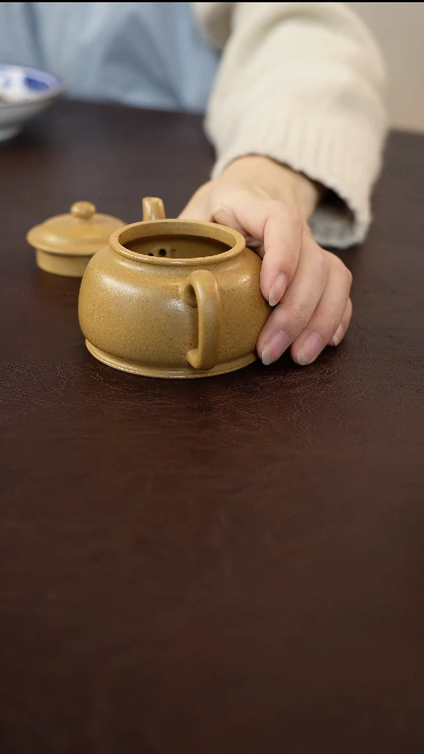 茶壶紫砂黄金段静心