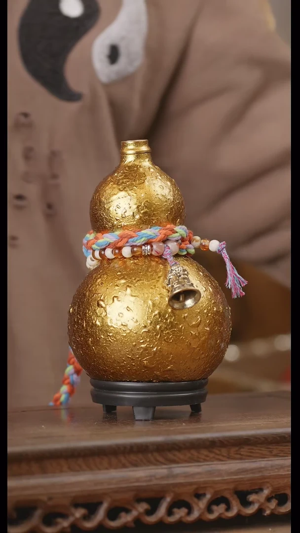 【闪购商品】212号精品天然大漆工艺防渗内胆酒葫芦~