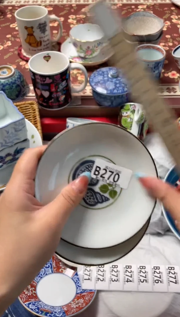 瓷片猫*树瓷器瓷器B270