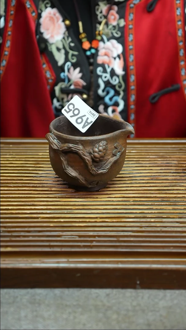 万古烧粗陶手工茶具