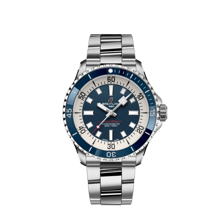 99新 BREITLING/百年灵 超级海洋/A17375E71C1A1/42mm/蓝盘全套