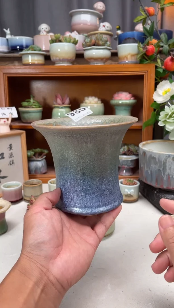 瓷片985知木小芳花盆