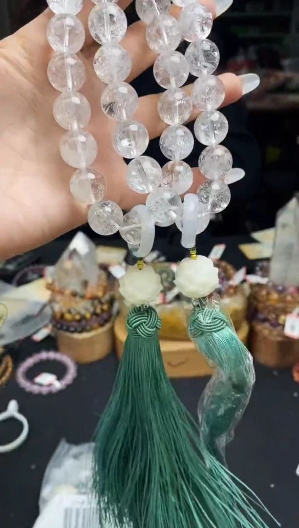 【闪购商品】水晶手持未镶嵌白阿赛手持多样性发其一