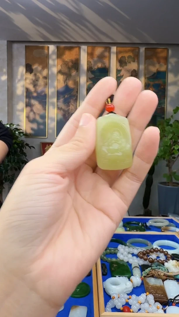 未镶嵌和田玉挂件拍一发一