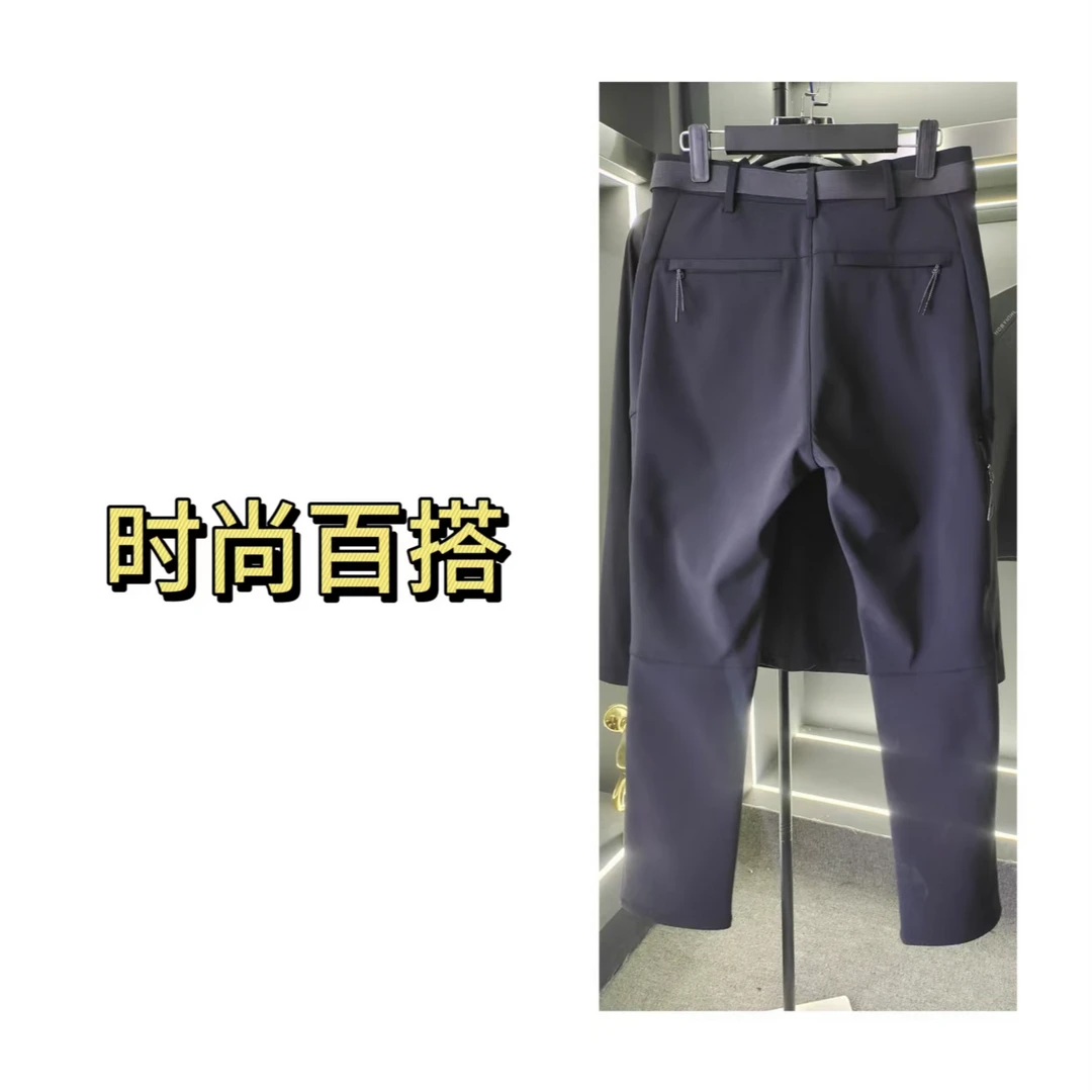 2025男士经典时尚百搭户外休闲运动加绒卫裤 S--（珍珍专属）