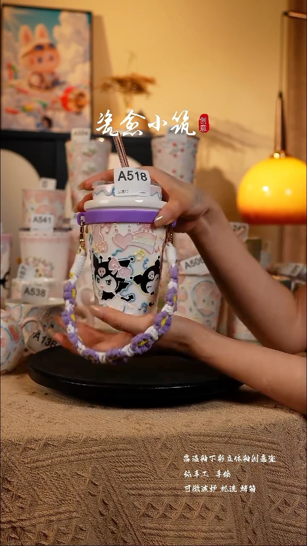景德镇高温釉下彩立体釉创意瓷