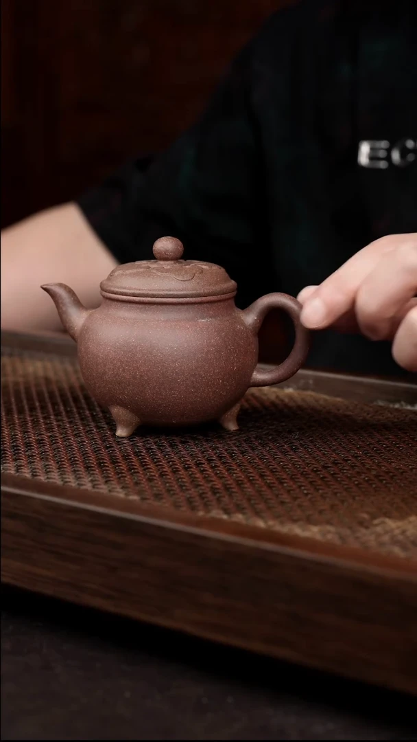 茶壶紫砂岩中泥大彬如意