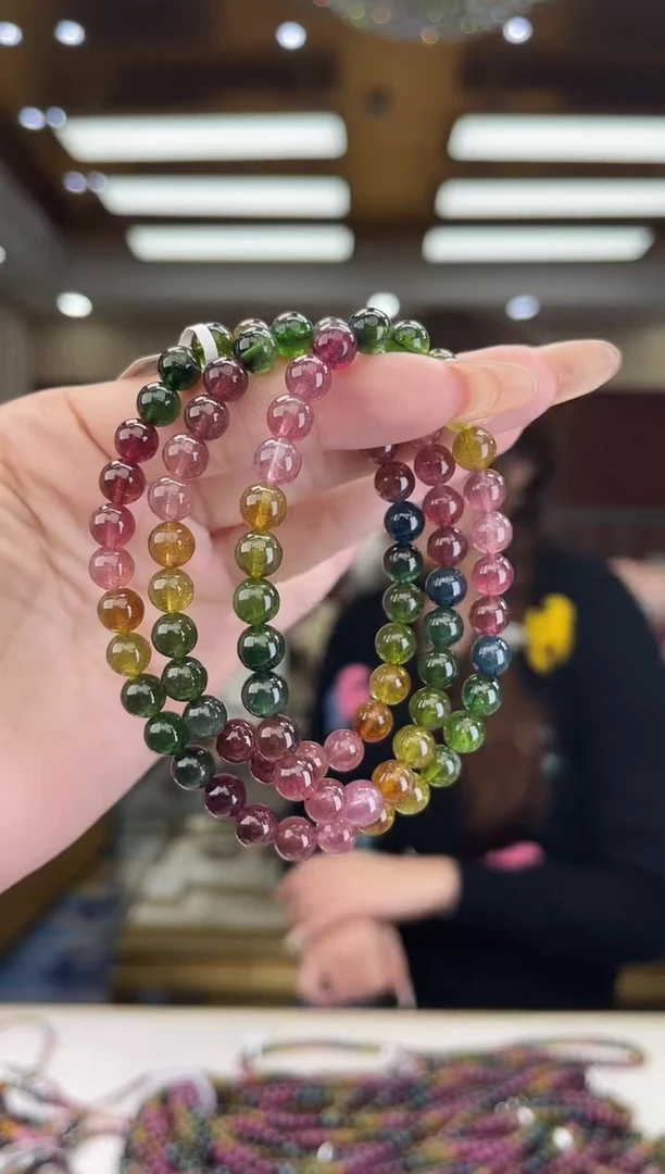 【闪购商品】碧玺/未镶嵌6mm+碧玺多圈22多样性发货