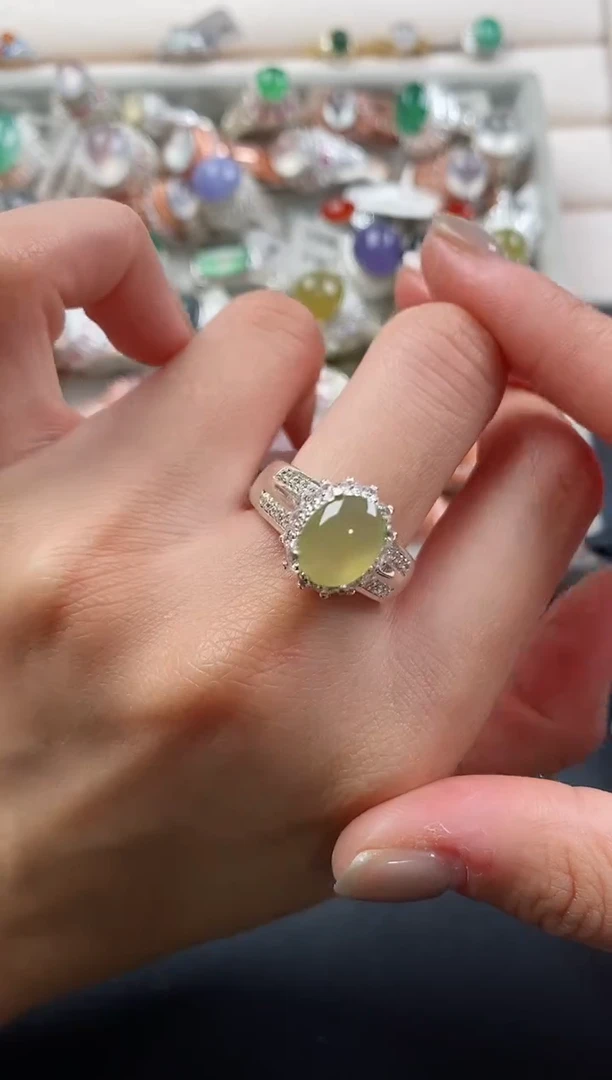 未镶嵌戒指翡翠777777+7