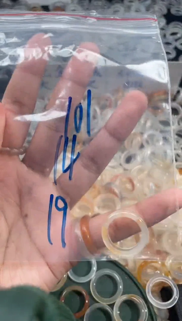 玛瑙/玉髓戒指未镶嵌101