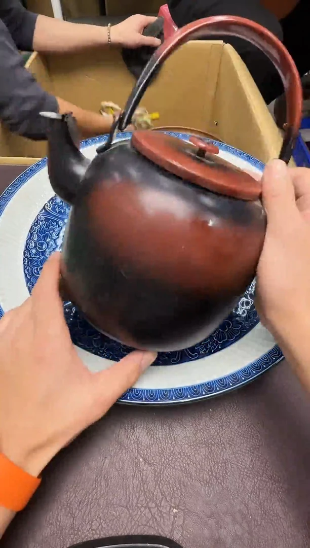 手工艺品钧瓷木*163