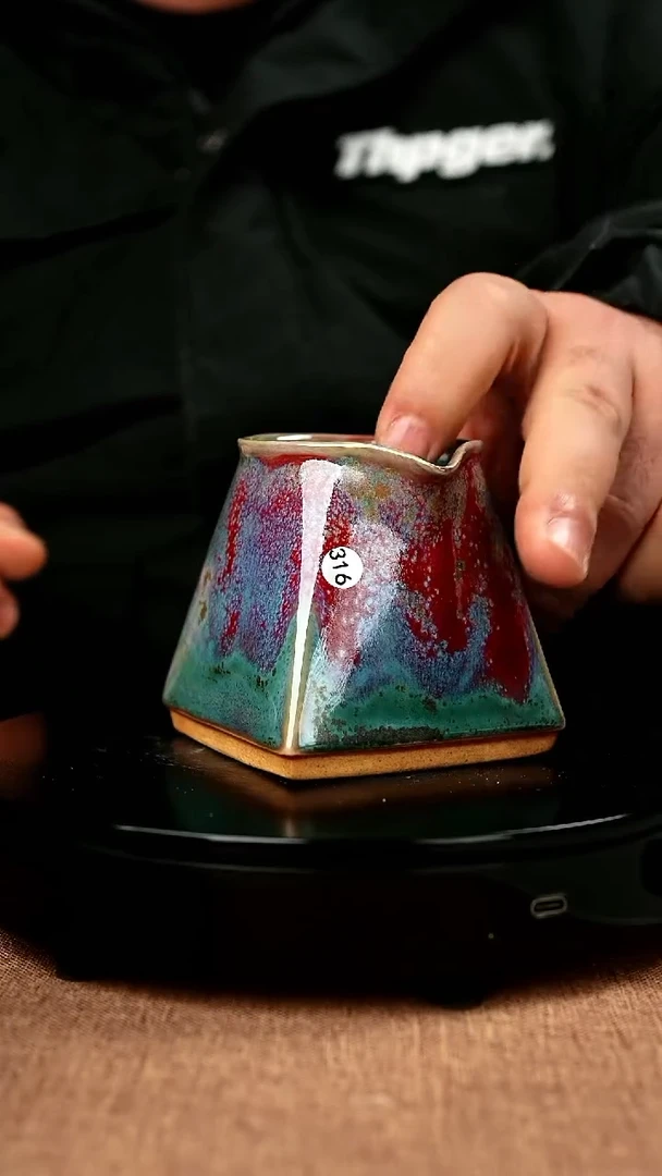 【闪购商品】316#省工一级品原矿钧瓷炉钧釉公道杯