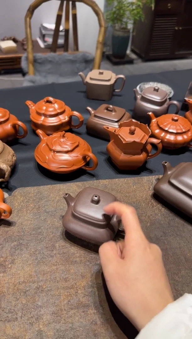 【闪购商品】紫砂茶壶天青合欢
