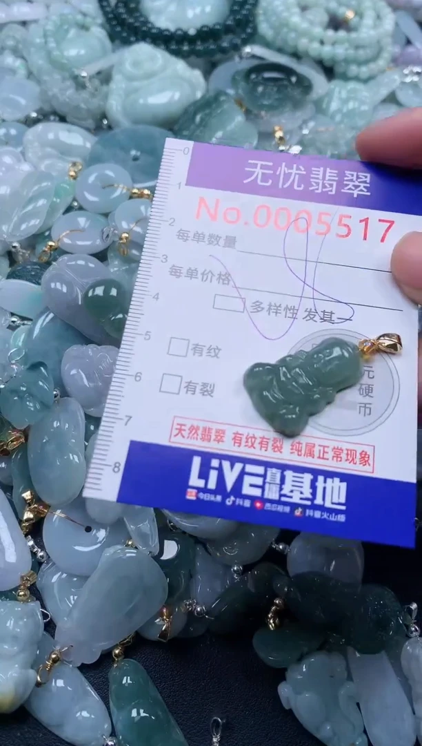 颈饰未镶嵌翡翠5517