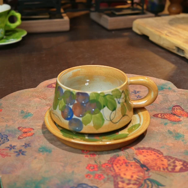 【40】1468-220ml巨峰葡萄咖啡杯套组