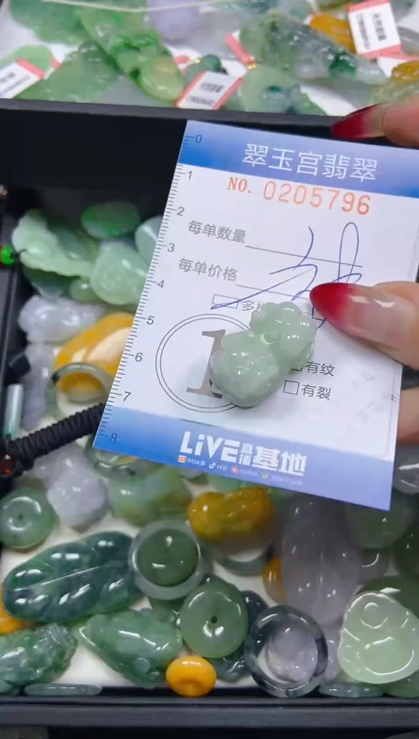 颈饰未镶嵌翡翠闪购C0205796多样性发其一