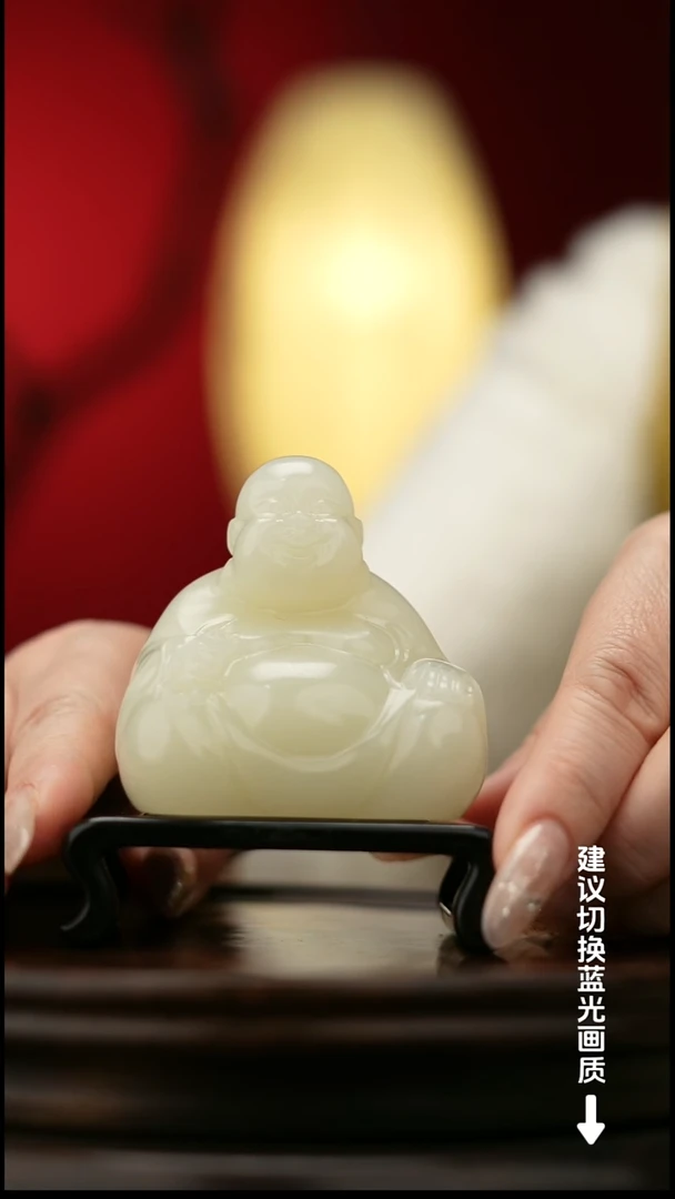 玉【弥勒】天然玉石摆件