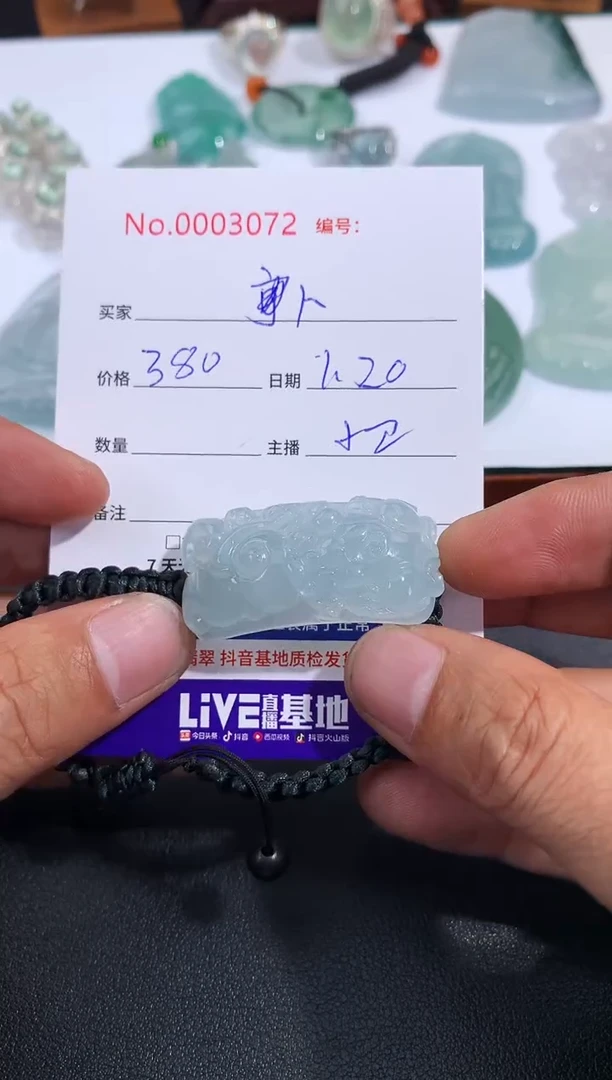 【闪购商品】翡翠颈饰未镶嵌手牌