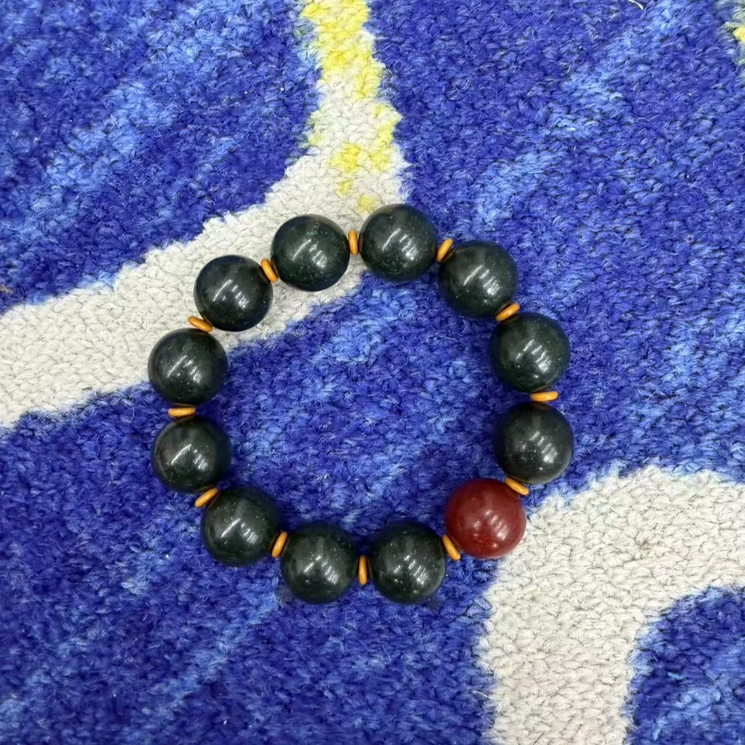 【五方绿方单圈】古法合香珠