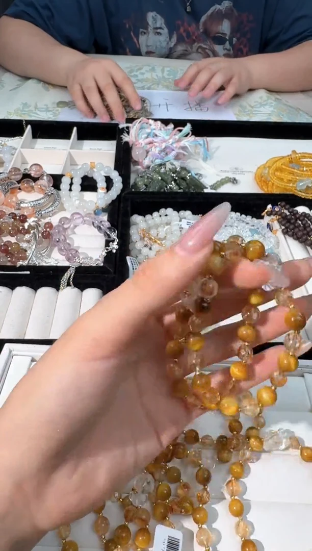 水晶手链未镶嵌I054金虎眼设计款款