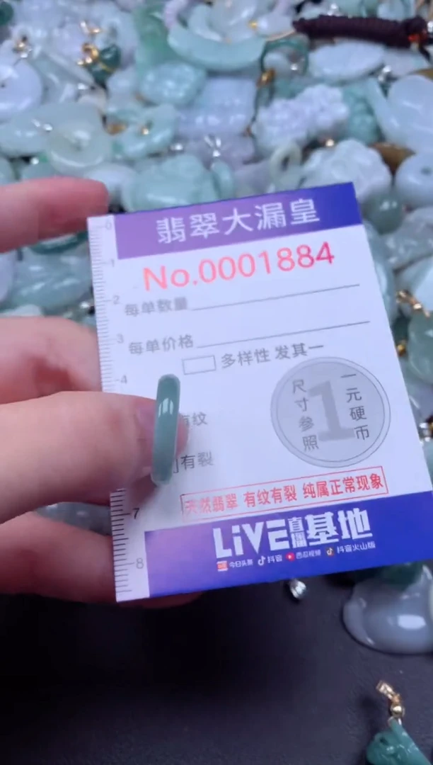 吊坠(不含链)未镶嵌翡翠1884