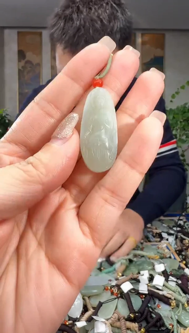 颈饰未镶嵌和田玉拍一发一多样性发货