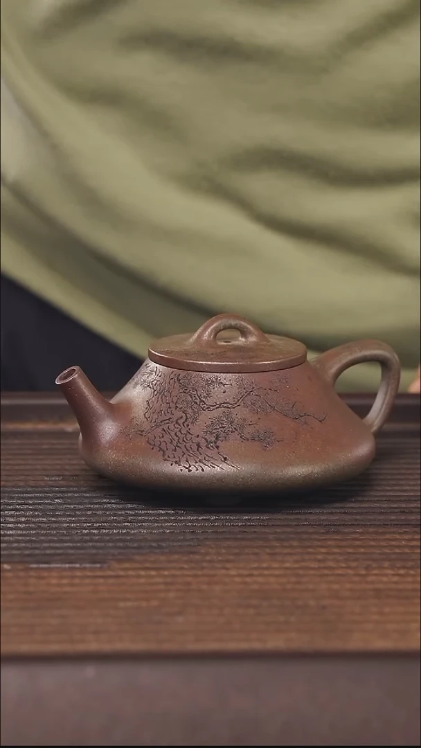 【闪购商品】紫砂茶壶220cc顾氏手工紫砂