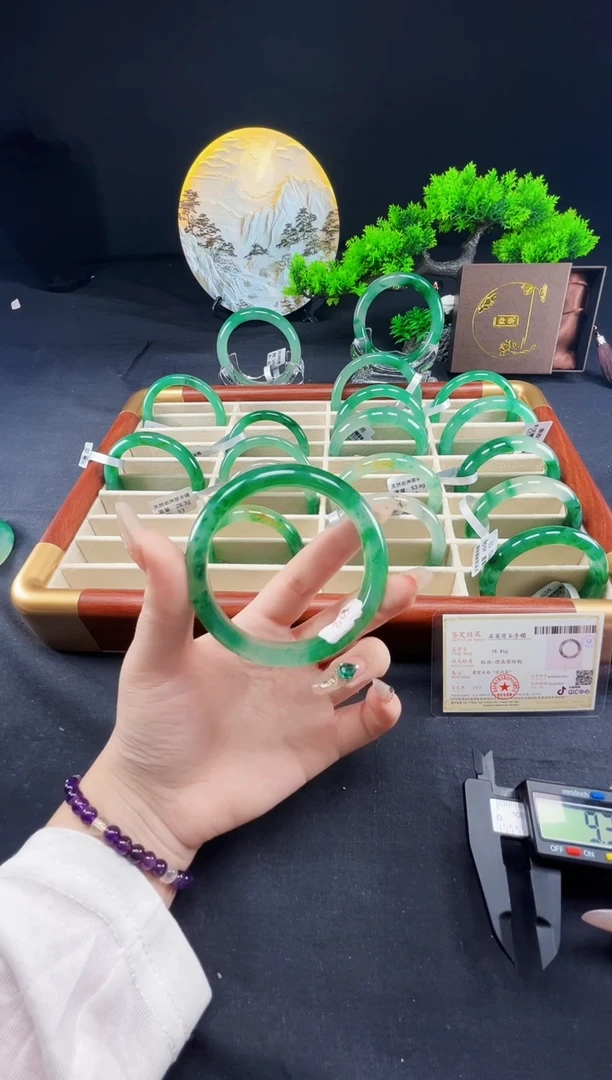 未镶嵌手镯石英质玉（非洲翠）真品上等纯天然非洲翠玉手镯石英质玉