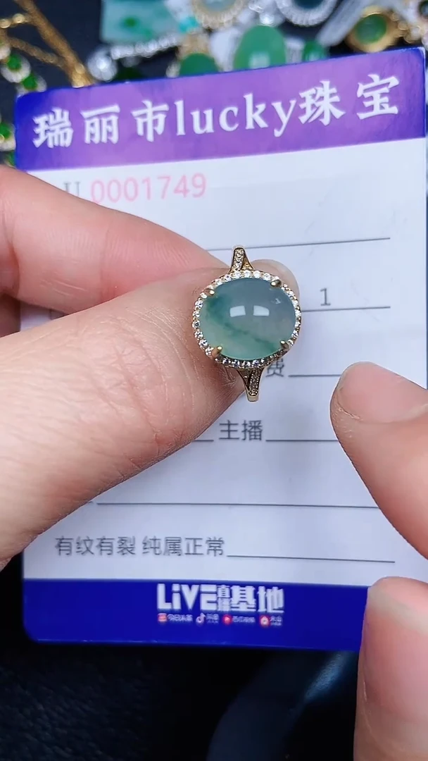 颈饰银S925镶嵌翡翠1749