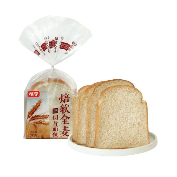 桃李焙软全麦切片面包 370g