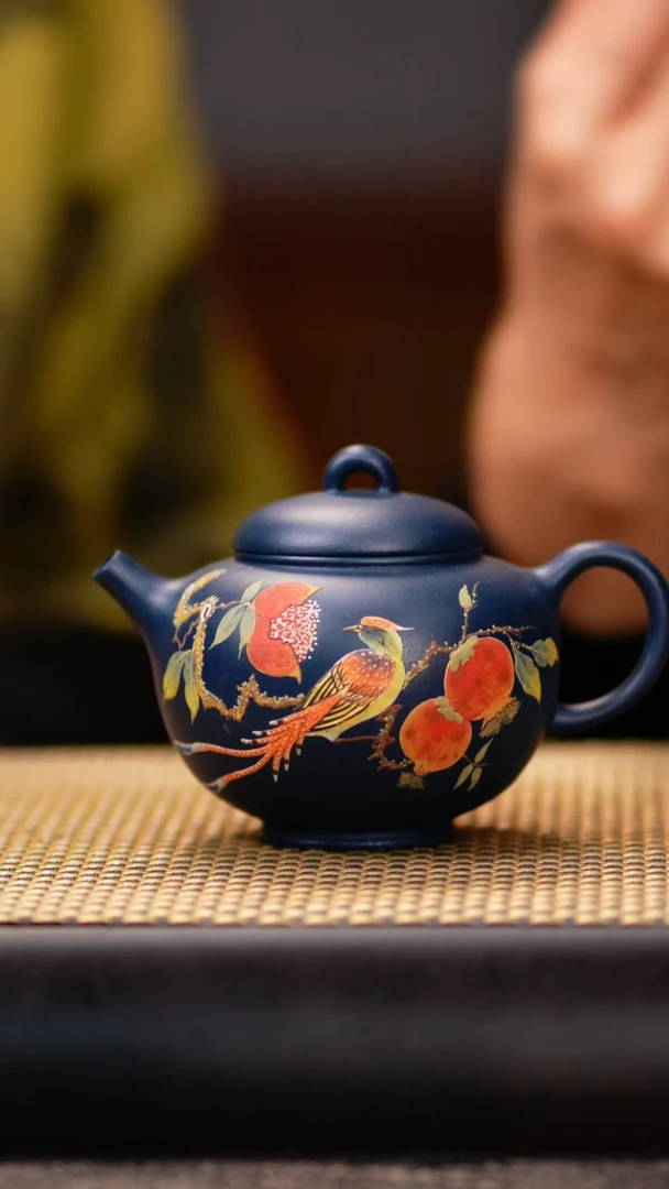 LJ45绿泥圆珠（石榴鸟）