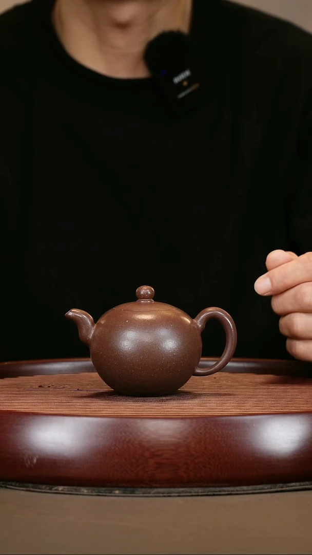 茶壶紫砂紫泥一粒珠170cc